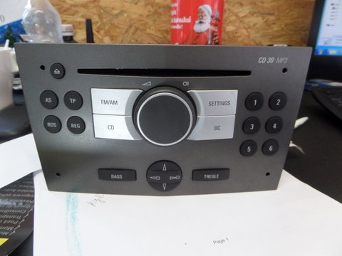 CD Player Auto Opel Astra H DIN 2007
