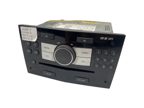 CD player auto OPEL ZAFIRA B (A05) [ 2005 - 2015 ], OPEL ASTRA H (L48, A04) [ 2004 - 2014 ] OEM 497316088