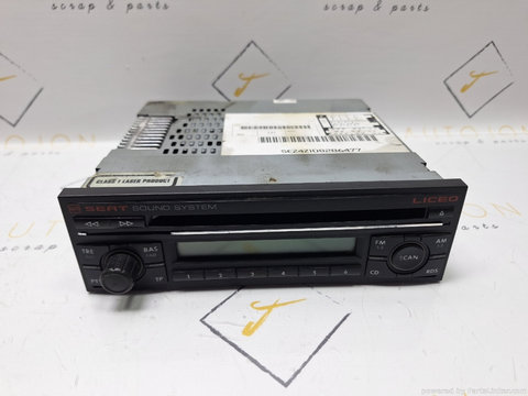 CD player auto SEAT ALHAMBRA (7V8, 7V9) [ 1996 - 2010 ] TDI (ASZ) 96KW|131HP OEM 7M7035186B