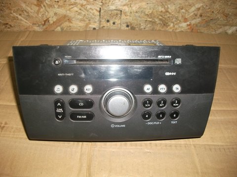 CD-Player auto Suzuki Swift,RS AN 2004-2010, COD CQ-MX0673G , 39101-62J20-BZH , 39101-62J2