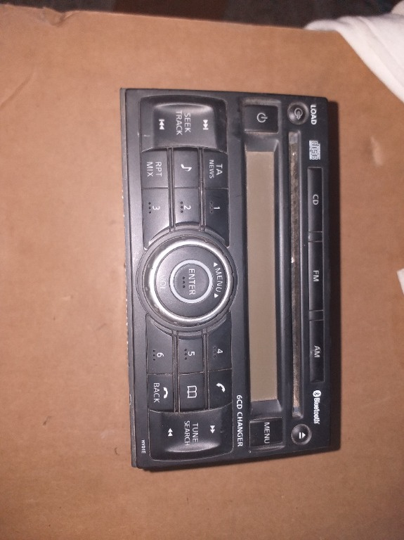 Cd player casetofon radio nissan qashqai 2008 2009 2010 28185jd40a