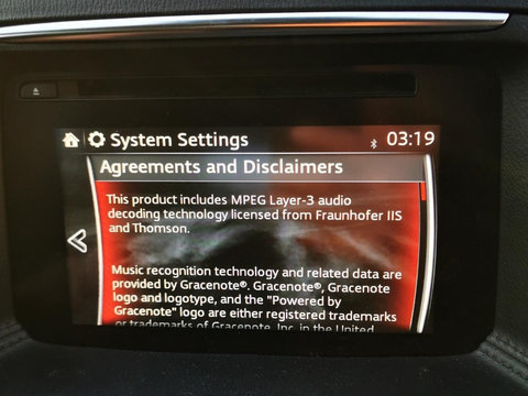Cd Player Navigatie Statie Amplificator Display Mazda CX 5 2.2 D 2015