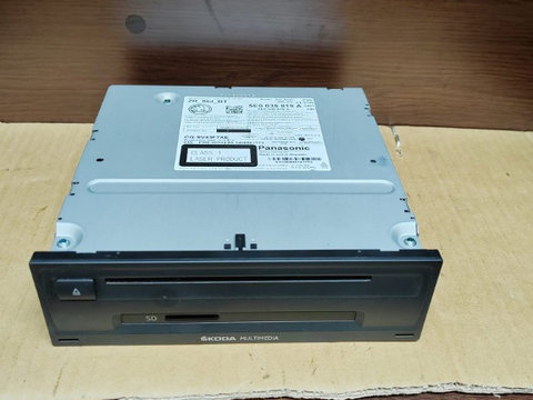 CD player radio CD Skoda Octavia Panasonic 5E0035819A magazie CD
