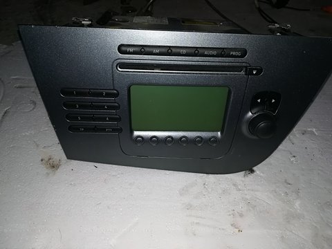 CD-Player Seat Leon 1P {volan stanga} 2004 2005 2006 2007 2008 2009