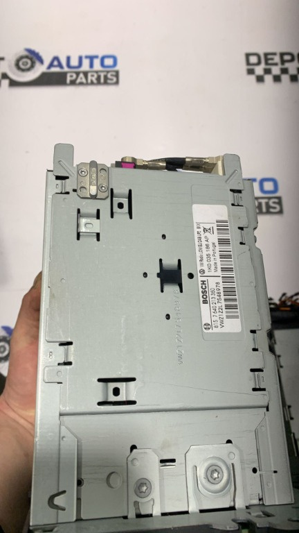 CD PLAYER VOLKSWAGEN PASSAT B7 2012 COD 1K0 035 18