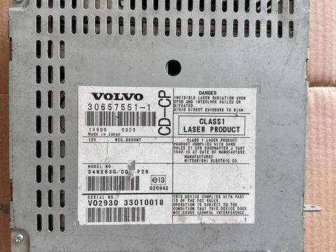 CD player Volvo XC90 30657551, 33010018