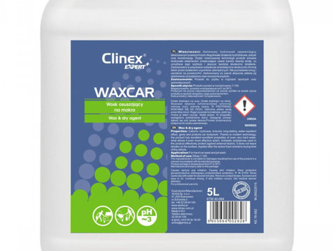 Ceară Si Agent De Uscare Waxcar Clinex Expert+ 5L 40-064