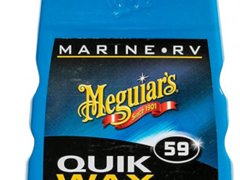 Ceara rapida pentru ambarcatiuni MEGUIAR'S Marine/RV Quik Wax Clean & Protect, 473ml