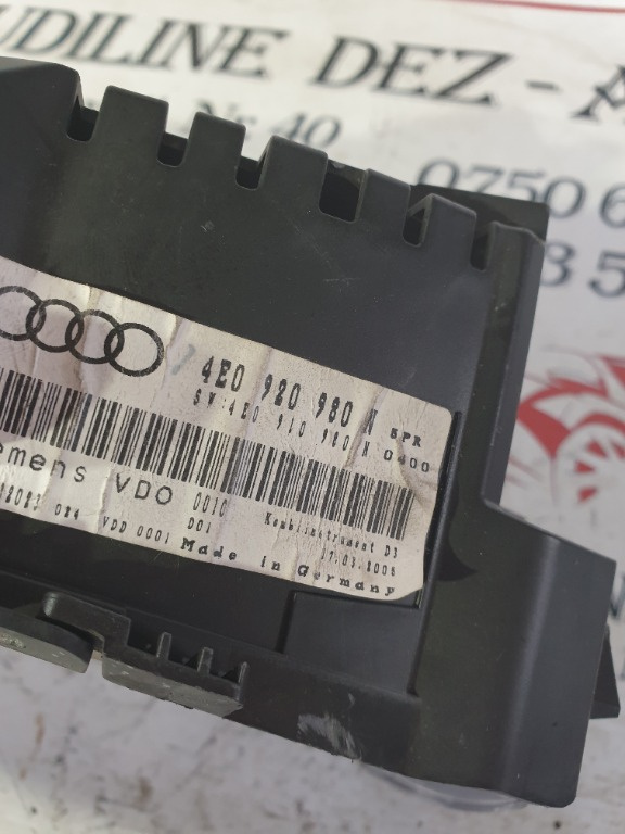 CEAS BORD ANGLIA AUDI A8 COD 4E0920980N