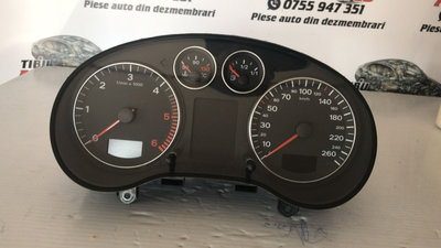 Ceas Bord AUDI A3 8P cod 8P0920900S / A2C53080296