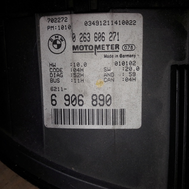 Ceas bord BMW Seria 3 (E46) 2002 2.0 D 6