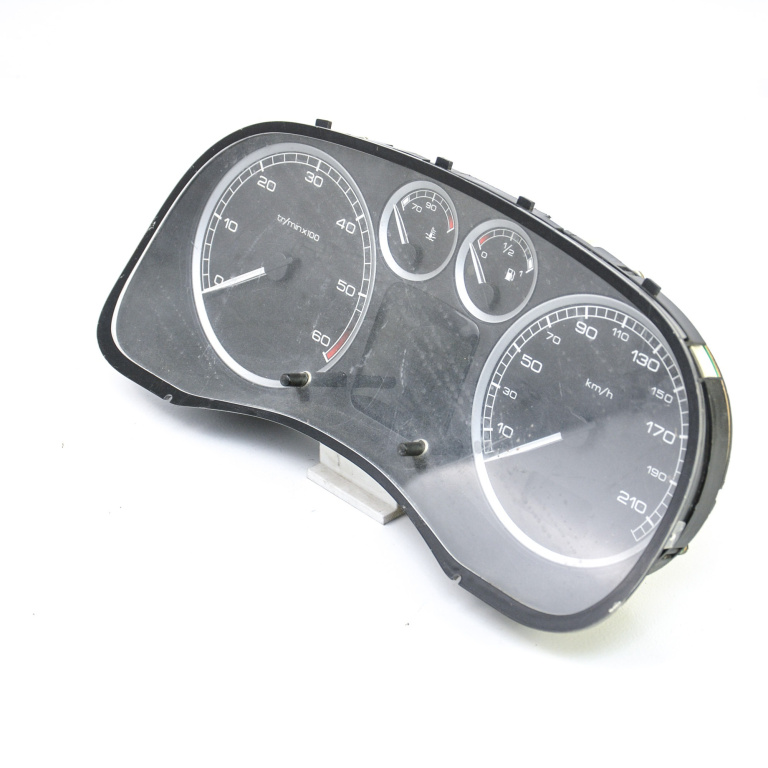 Ceas Bord / Instrument De Bord Europa - Afisaj In Km,benzina Peugeot 307 2001 - 2008 P9651299680C, 9651299680C