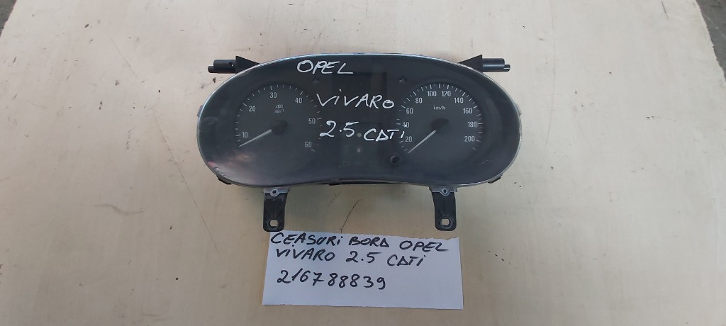 Ceas Ceasuri Bord Cod 216788839 Opel Vivaro / Rena