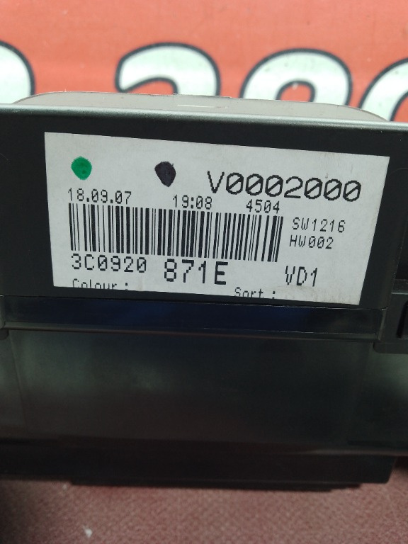 Ceas ceasuri bord Volkswagen Passat B6 3