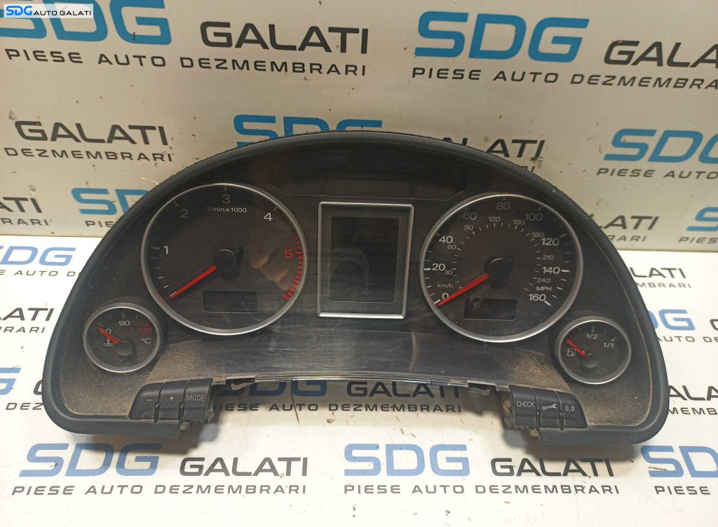 Ceas Ceasuri Cluster Instrumente Bord Audi A4 B7 Diesel 2005 - 2008 Cod 8E0920950S [L1040]