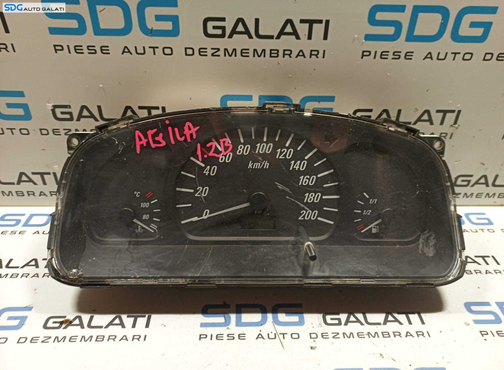 Ceas Ceasuri Cluster Instrumente Bord Opel Agila A 2000 - 2007 Cod 09206559 [L0644]