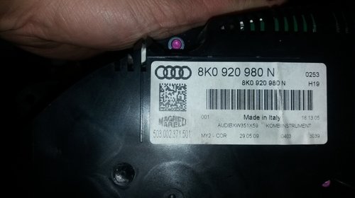 Ceasuri bord Audi A4 B8 COD 8KO920980 N