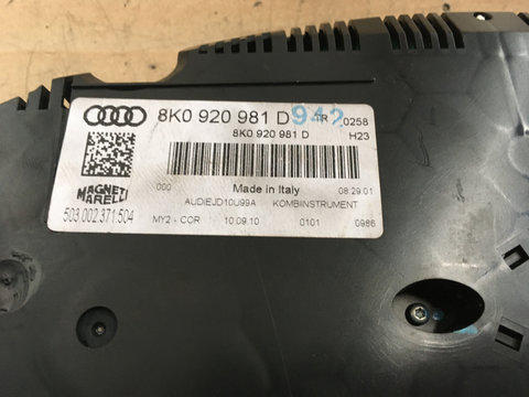 Ceasuri Bord Audi A4 B8 Diesel 8K0920981D 2010