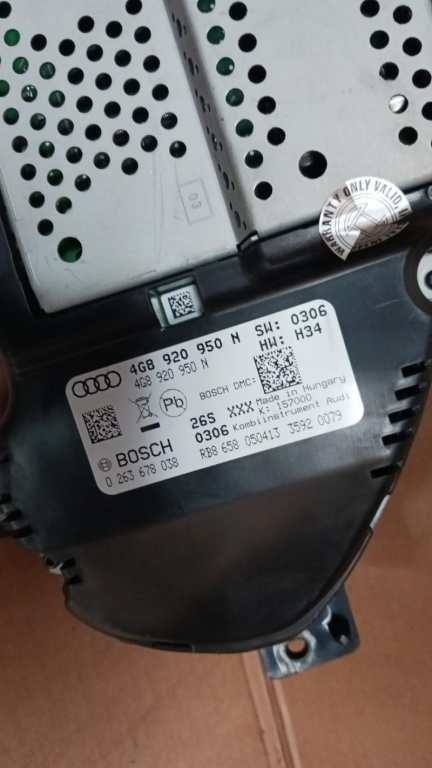 Ceasuri bord Audi A6 (2010->) [4G2, C7] 