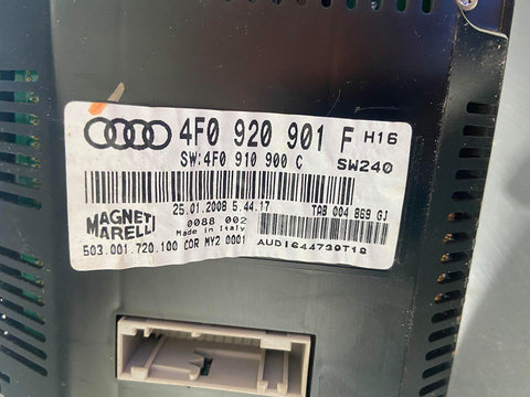 Ceasuri bord Audi A6 4F C6 benzina 4F0920901F 4F0910900C
