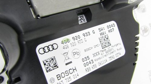 Ceasuri bord Audi A6 4G C7 / A7 4G facel