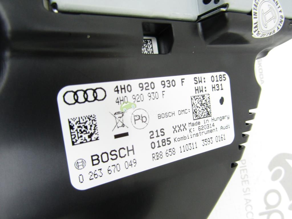 Ceasuri bord Audi A8 4H Diesel Originale