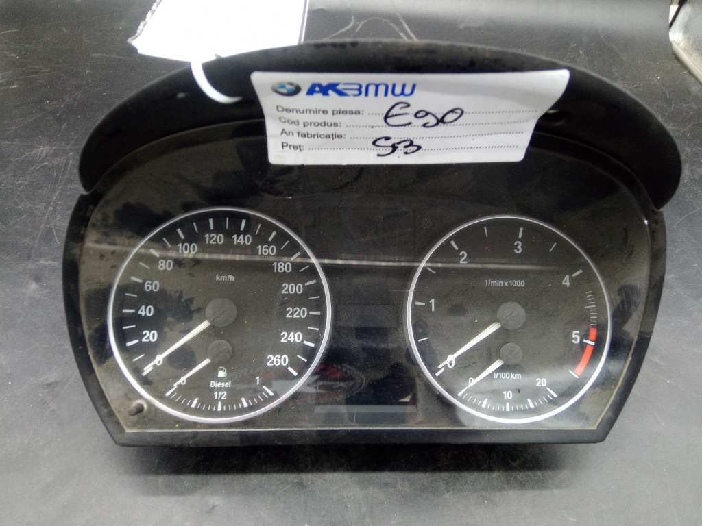 CEASURI BORD KM/H E90 E91 E92 E93 BMW E90 E91 E92 E93 2008 9220963