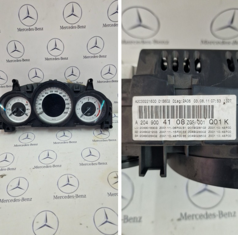 Ceasuri bord Mercedes C class w204 facelift A20490
