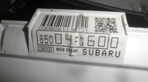 Ceasuri bord Subaru Impreza 2011 2.0 D N