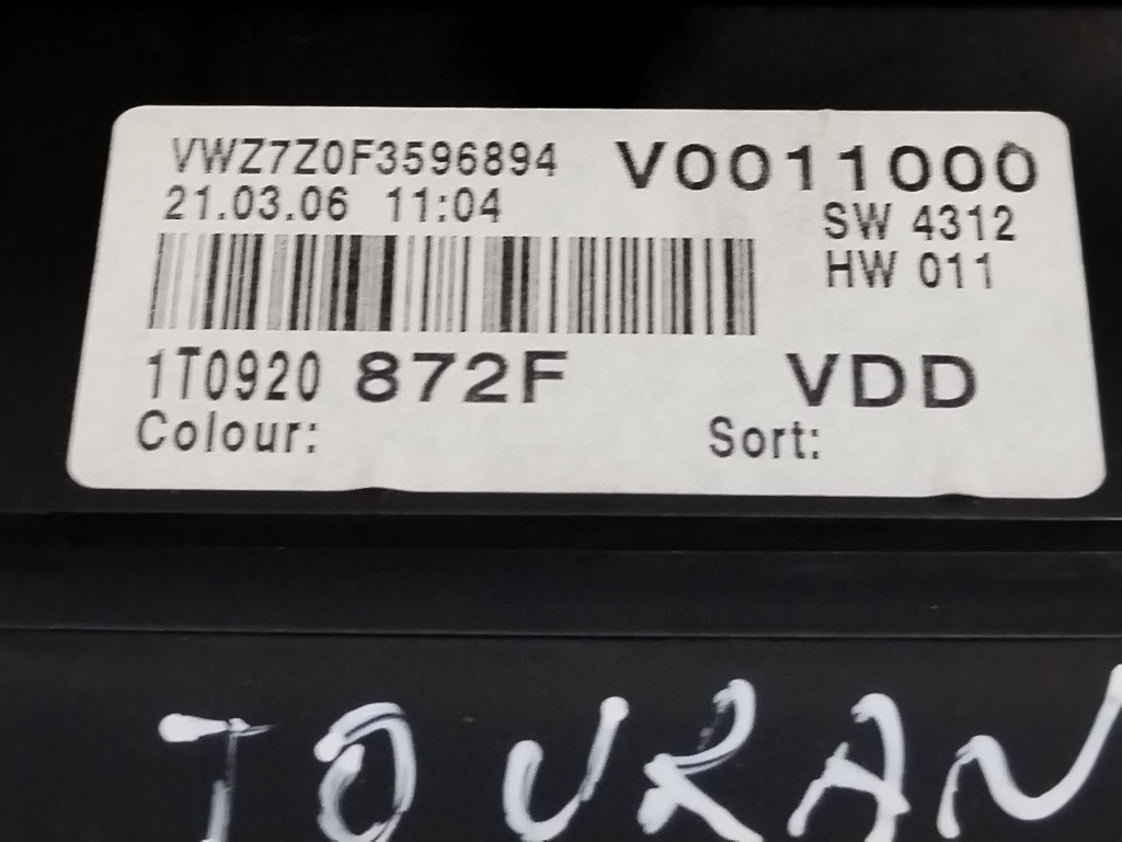 Ceasuri bord Volkswagen Touran (2003-200
