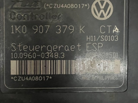 Centrala ABS VW Golf Plus 2.0 TDI 2005 1K0 907 379 K