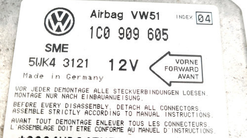 Centralina Airbag VW SHARAN (7M) 1995 - 