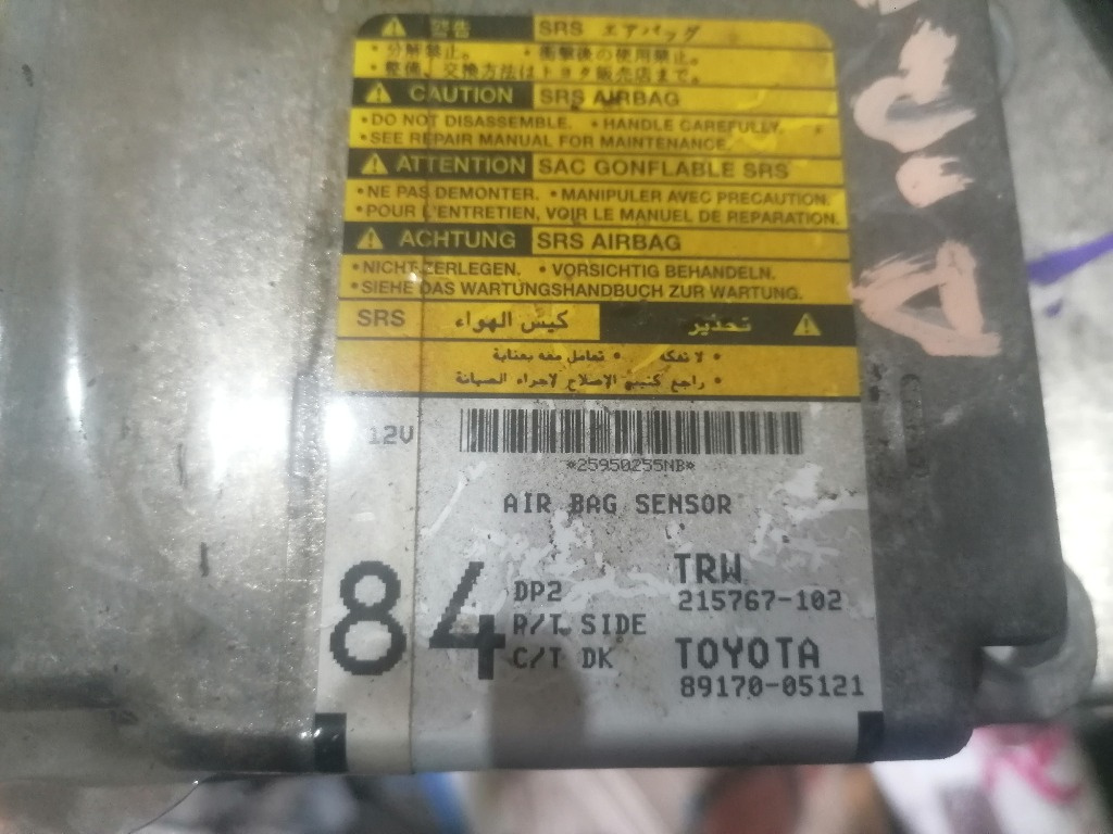 Centralina calculator airbag Toyota Avensis T25 cod 89170 05121