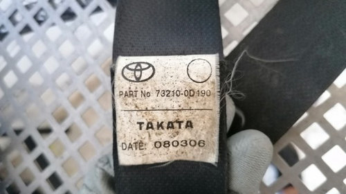 Centura de siguranta dreapta fata Toyota