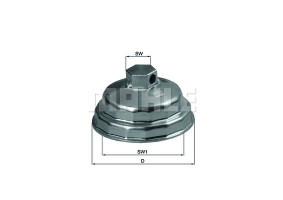 Cheie filtru ulei ~ Chevrolet Lacetti 2005 2006 2007 2008 2009 2010 2011 2012 ~ OCS 2 ~ KNECHT