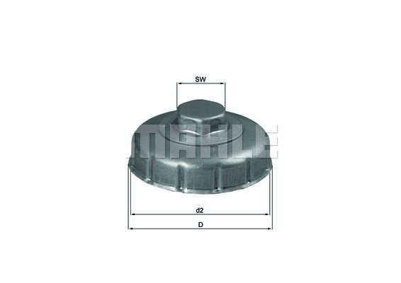 Cheie filtru ulei ~ Nissan X-trail 2019 2020 2021 2022 2023 2024 ~ OCS 7 ~ KNECHT