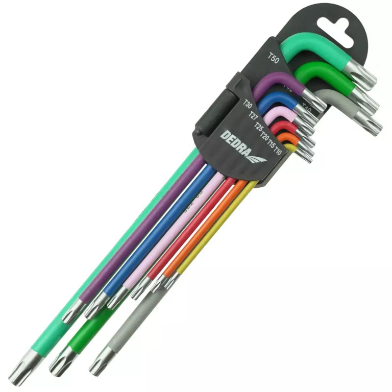 Cheie torx extra lungi t10-t50 set 9buc., s2