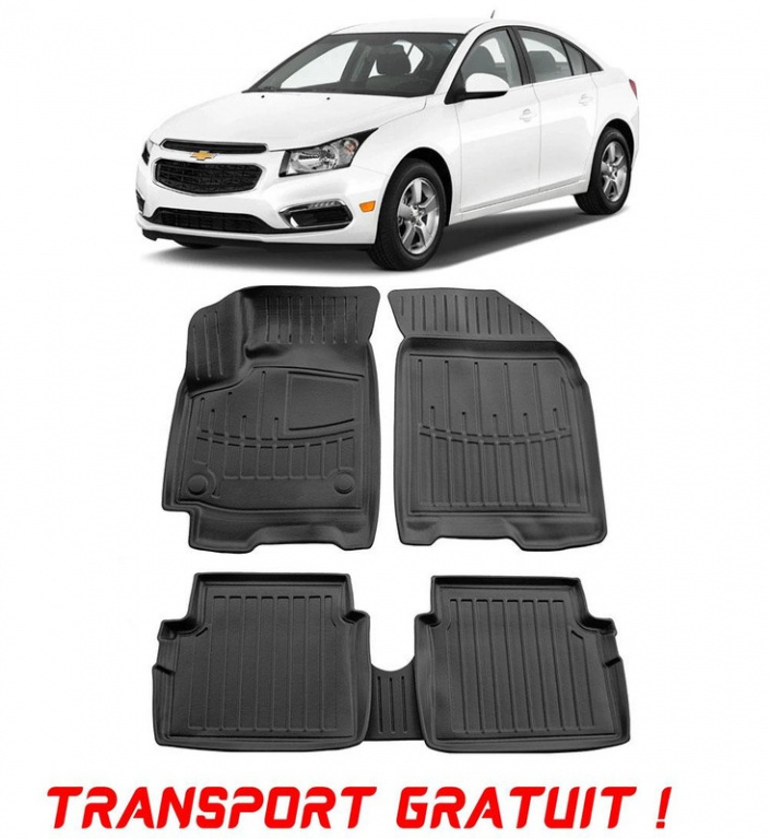 Chevrolet Cruze (2008-2016) Set covorase auto cauciuc G.Modern Line 3D transport gratuit 126557-D1