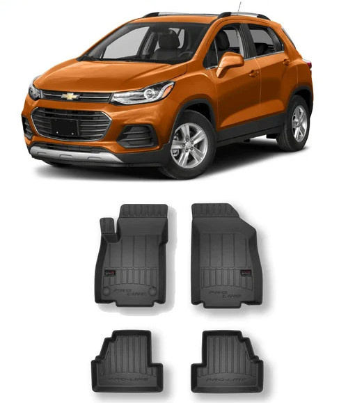 Chevrolet Trax, Suv, Din 05.2013 - 06.2019 , Set Covorase Auto Tip Tavita Premium 3D, din cauciuc 3D407305*1-C400