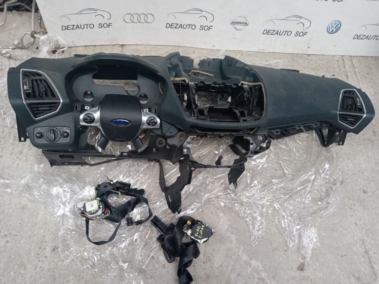 Chit airbag ford c max an 2014 2016 plansa bord airbag șofer airbag pasager și centuri