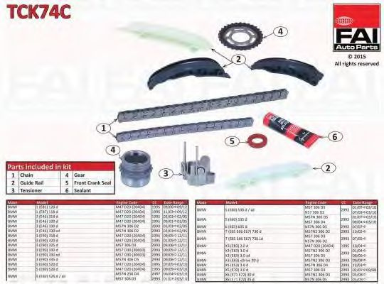 Chit lant de distributie BMW X3 (E83) (2004 - 2011