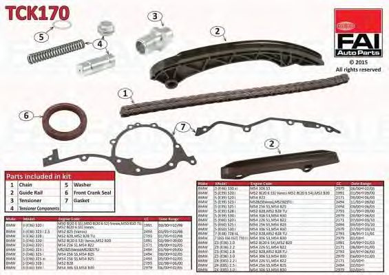 Chit lant de distributie BMW Z3 (E36) - Cod intern: W20236602 - LIVRARE DIN STOC in 24 ore!!!