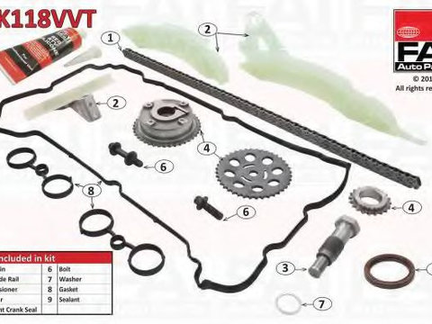 Chit lant de distributie CITROEN C4 Cupe (LA) (2004 - 2011) FAI AutoParts TCK118VVT piesa NOUA