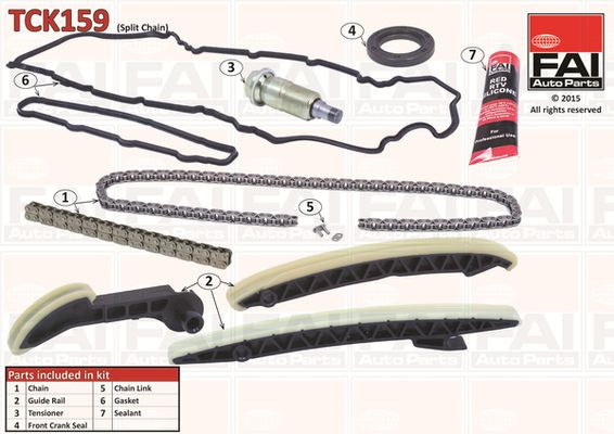 Chit lant de distributie FAI AutoParts TCK159