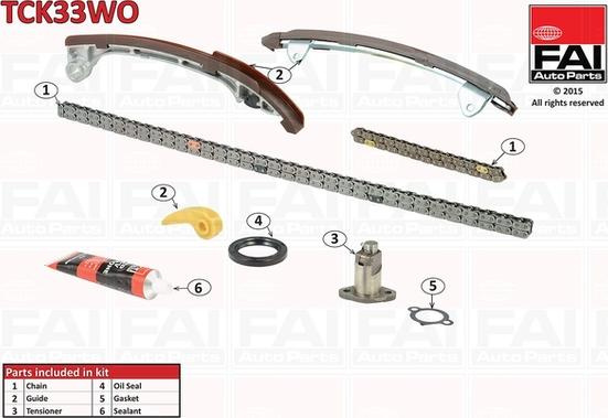Chit lant de distributie - FAI AutoParts TCK33WO