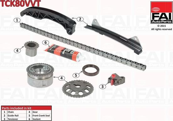 Chit lant de distributie - FAI AutoParts TCK80VVT