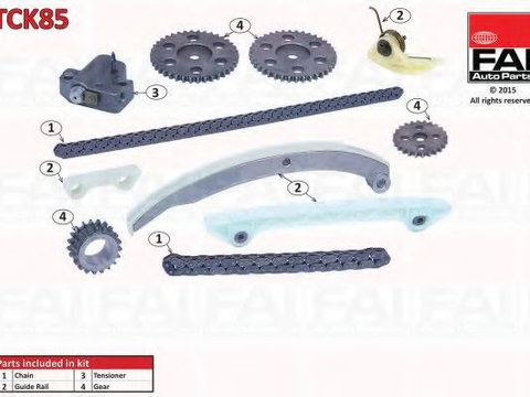 Chit lant de distributie FORD TRANSIT CONNECT (P65_, P70_, P80_) (2002 - 2016) FAI AutoParts TCK85