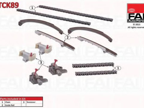 Chit lant de distributie JAGUAR XK cupe (QQ6_, _J43_) (2006 - 2014) FAI AutoParts TCK89