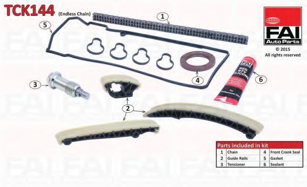 Chit lant de distributie MERCEDES C-CLASS T-Model (S203) (2001 - 2007) FAI AutoParts TCK144 piesa NOUA