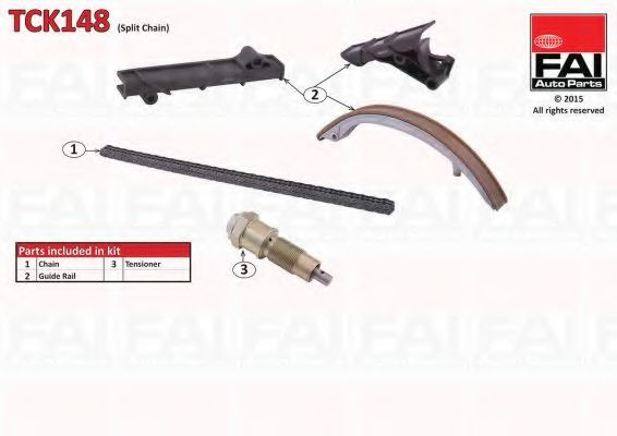 Chit lant de distributie MERCEDES E-CLASS Combi (S210) (1996 - 2003) FAI AutoParts TCK148 piesa NOUA